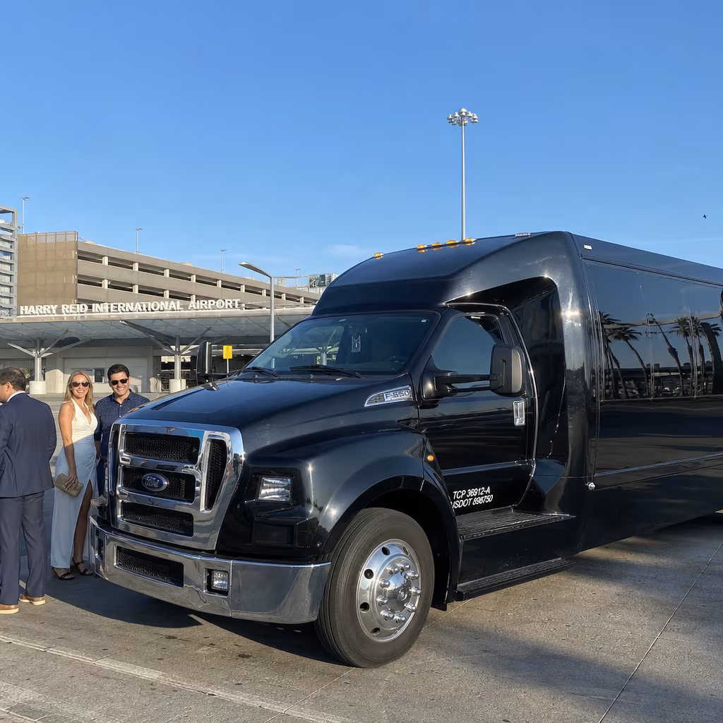Rent a Bus to Harry Reid International Airport (LAS)