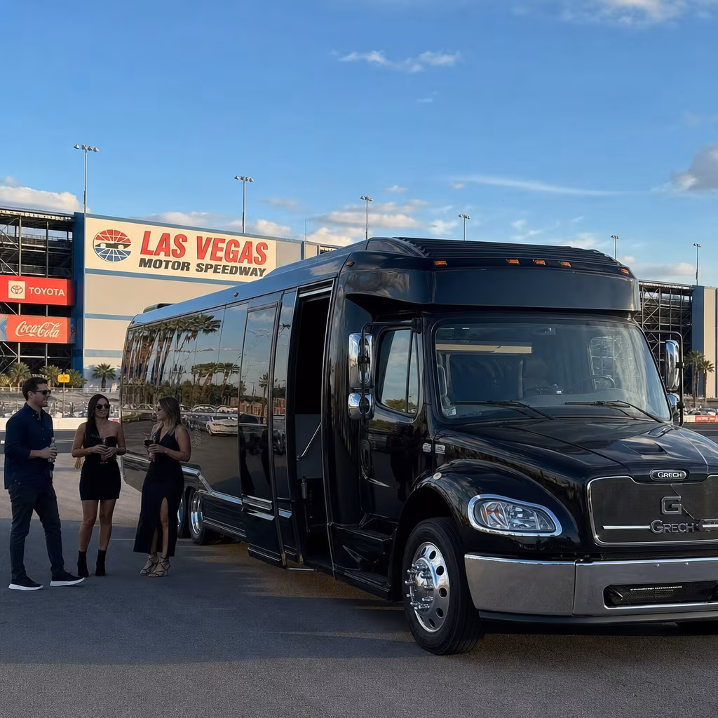 Rent a Bus to Las Vegas Motor Speedway