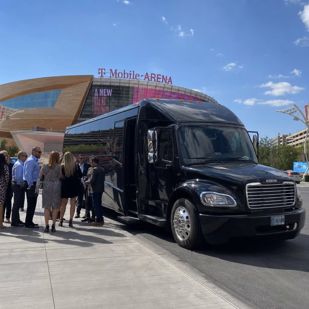 Rent a Bus to T-Mobile Arena