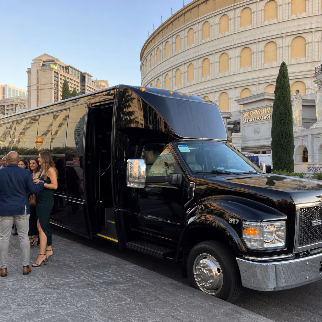 Rent a Bus to The Colosseum at Caesars Palace