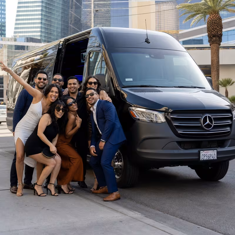 Las Vegas Bachelor & Bachelorette Transportation fleet vehicle