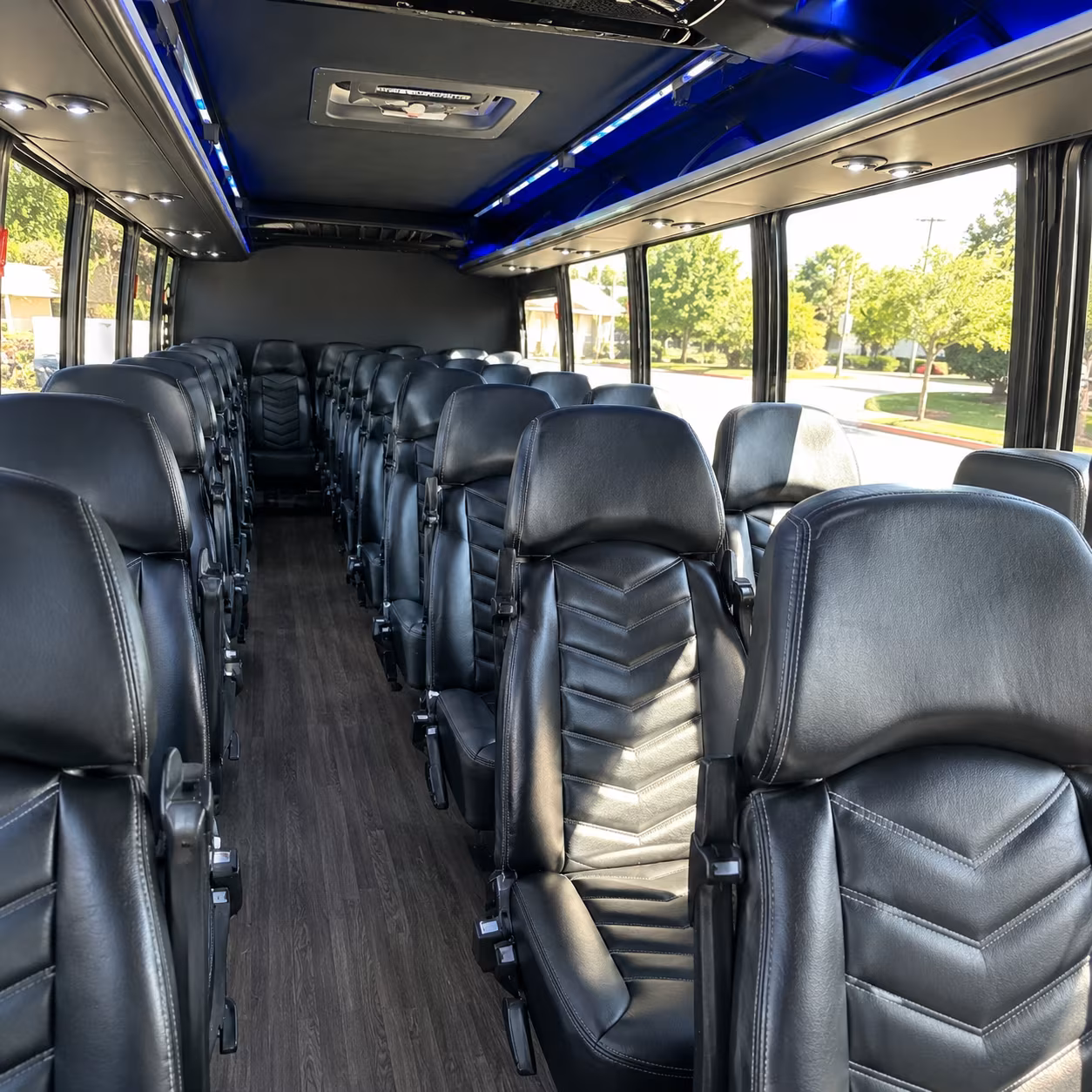 Las Vegas Airport Shuttle & Transportation party bus exterior