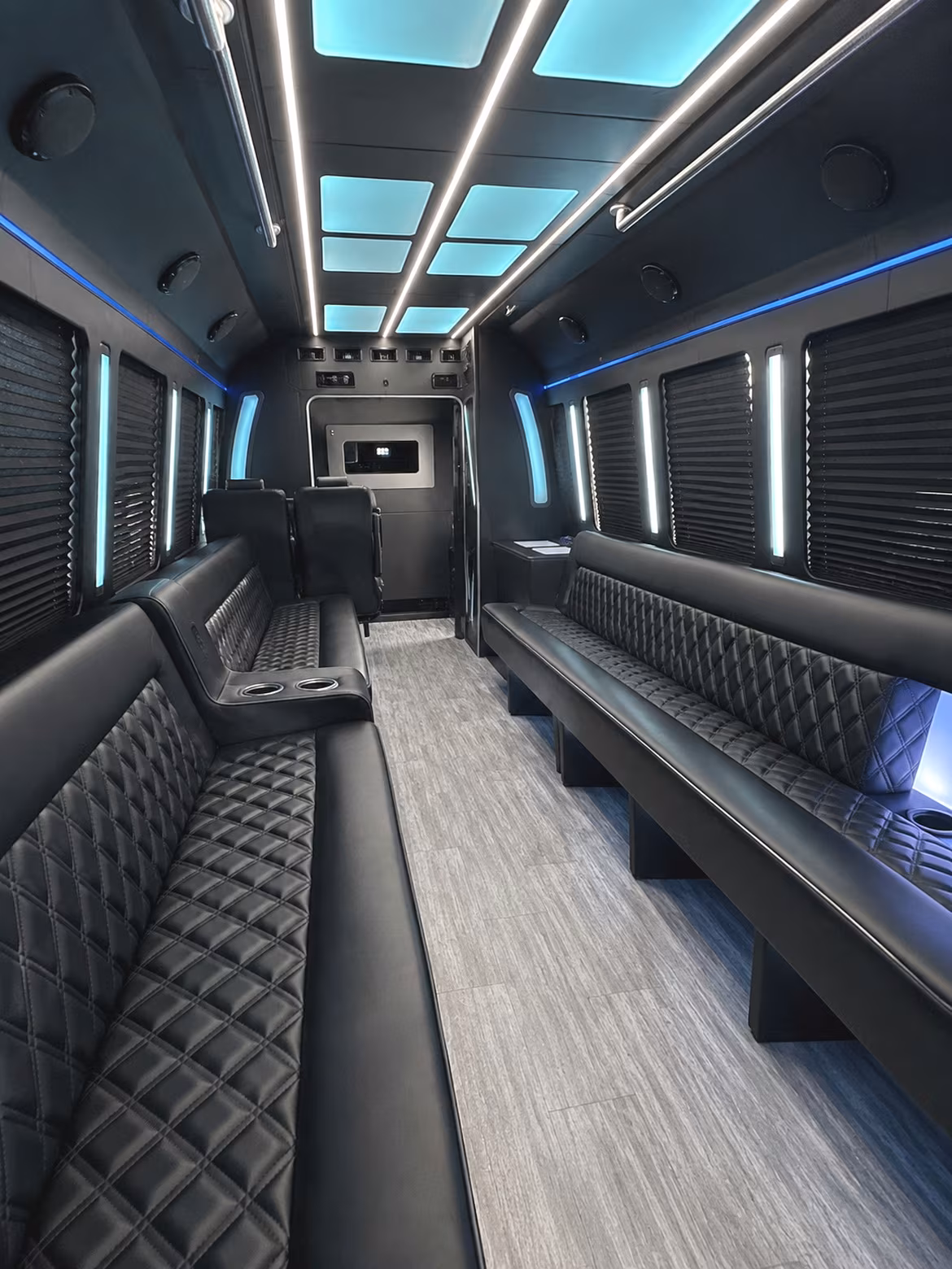 Las Vegas Bachelor & Bachelorette Transportation party bus interior
