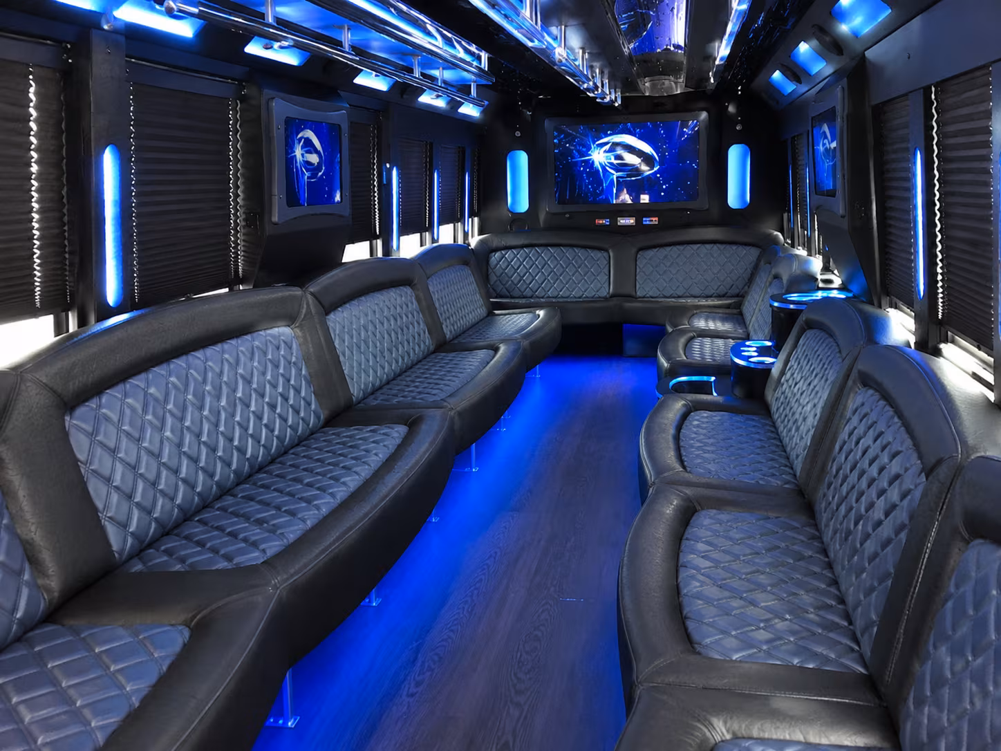 Las Vegas Birthday, Sweet 16, & Quinceañera Transportation party bus exterior
