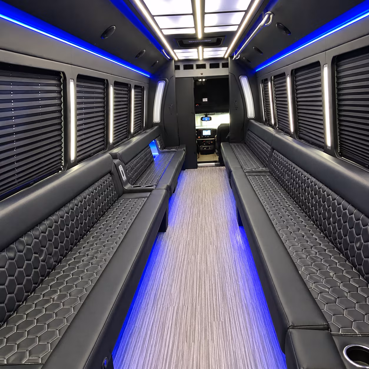 Las Vegas Birthday, Sweet 16, & Quinceañera Transportation party bus exterior