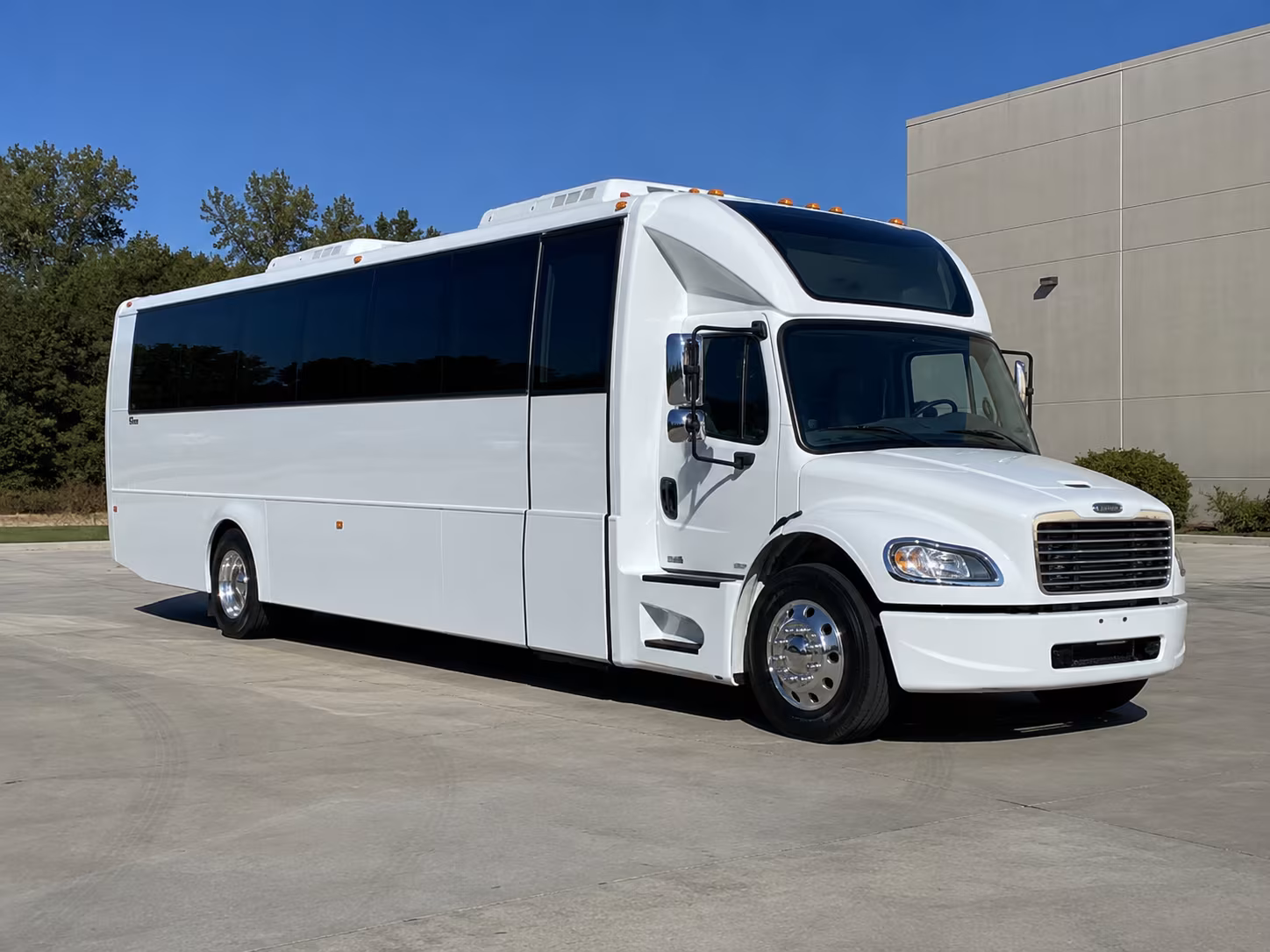 Las Vegas Private Event Transportation party bus exterior