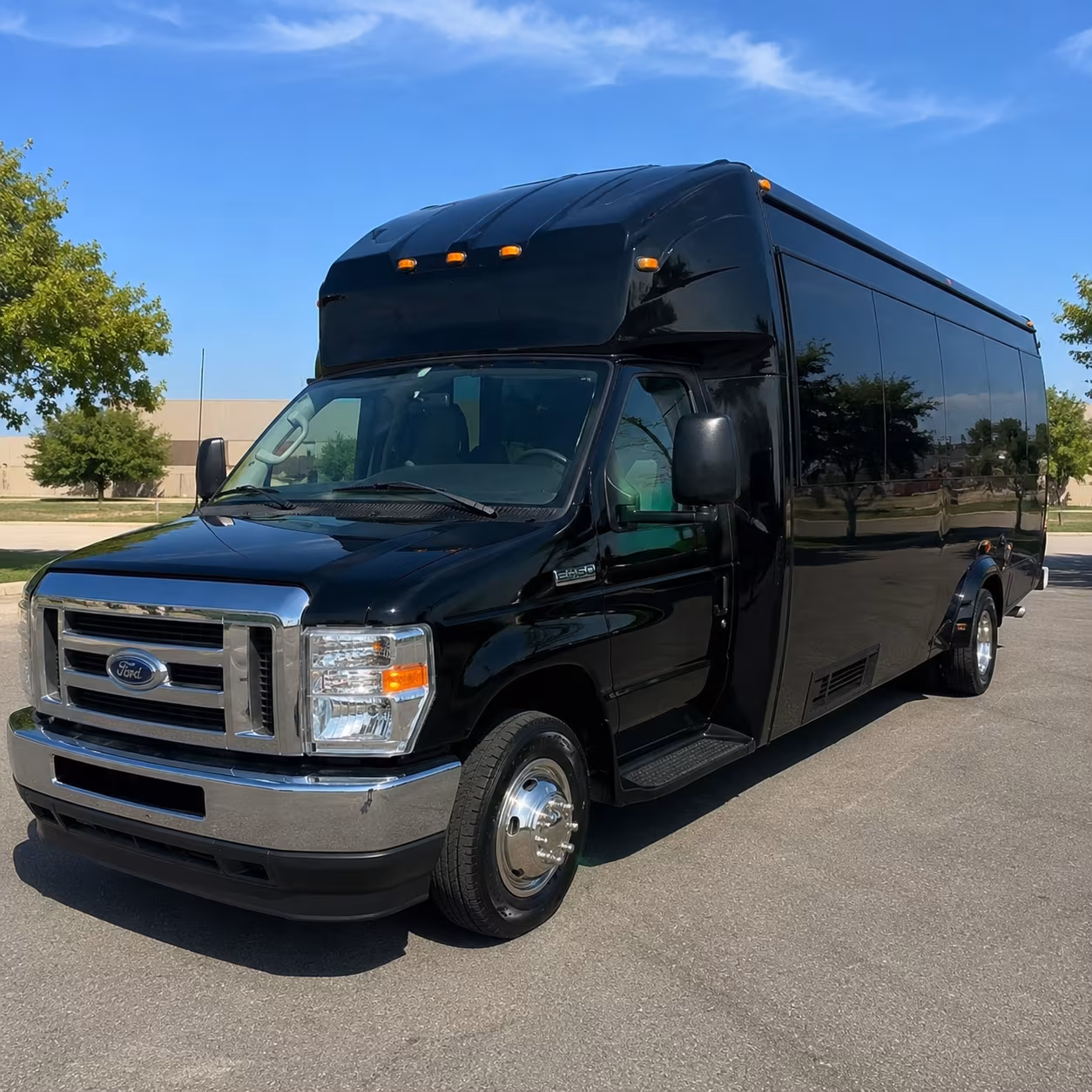 Las Vegas Private Event Transportation party bus exterior
