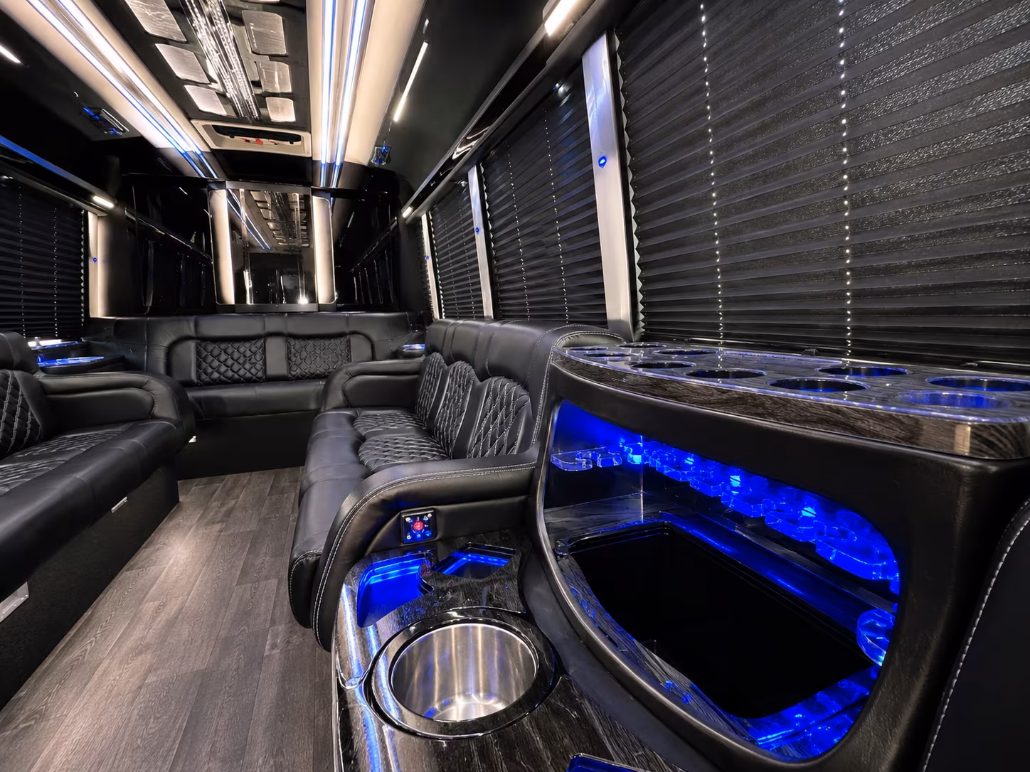 Las Vegas Prom & Homecoming Transportation party bus exterior