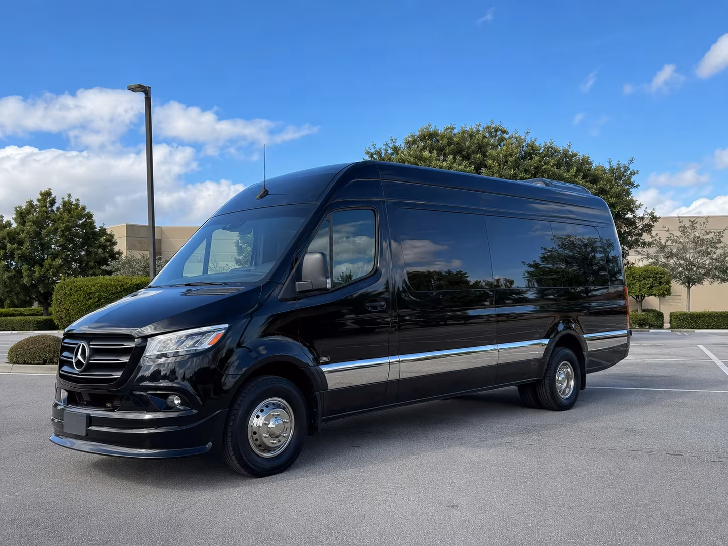 Las Vegas School Event Transportation party bus exterior