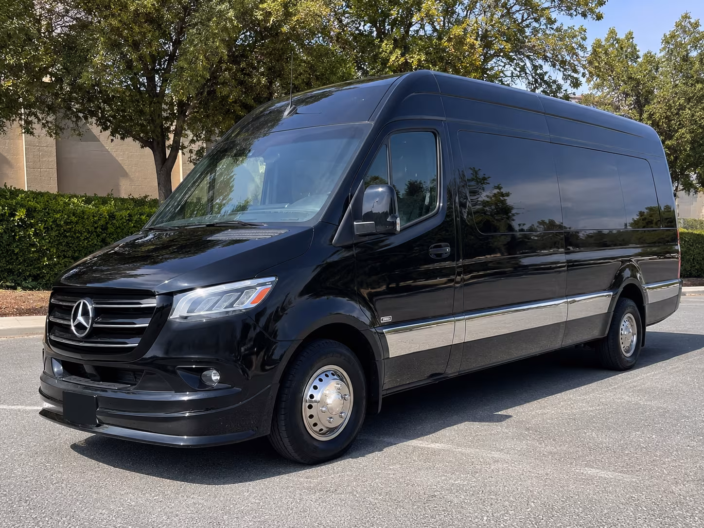 Las Vegas School Event Transportation party bus exterior