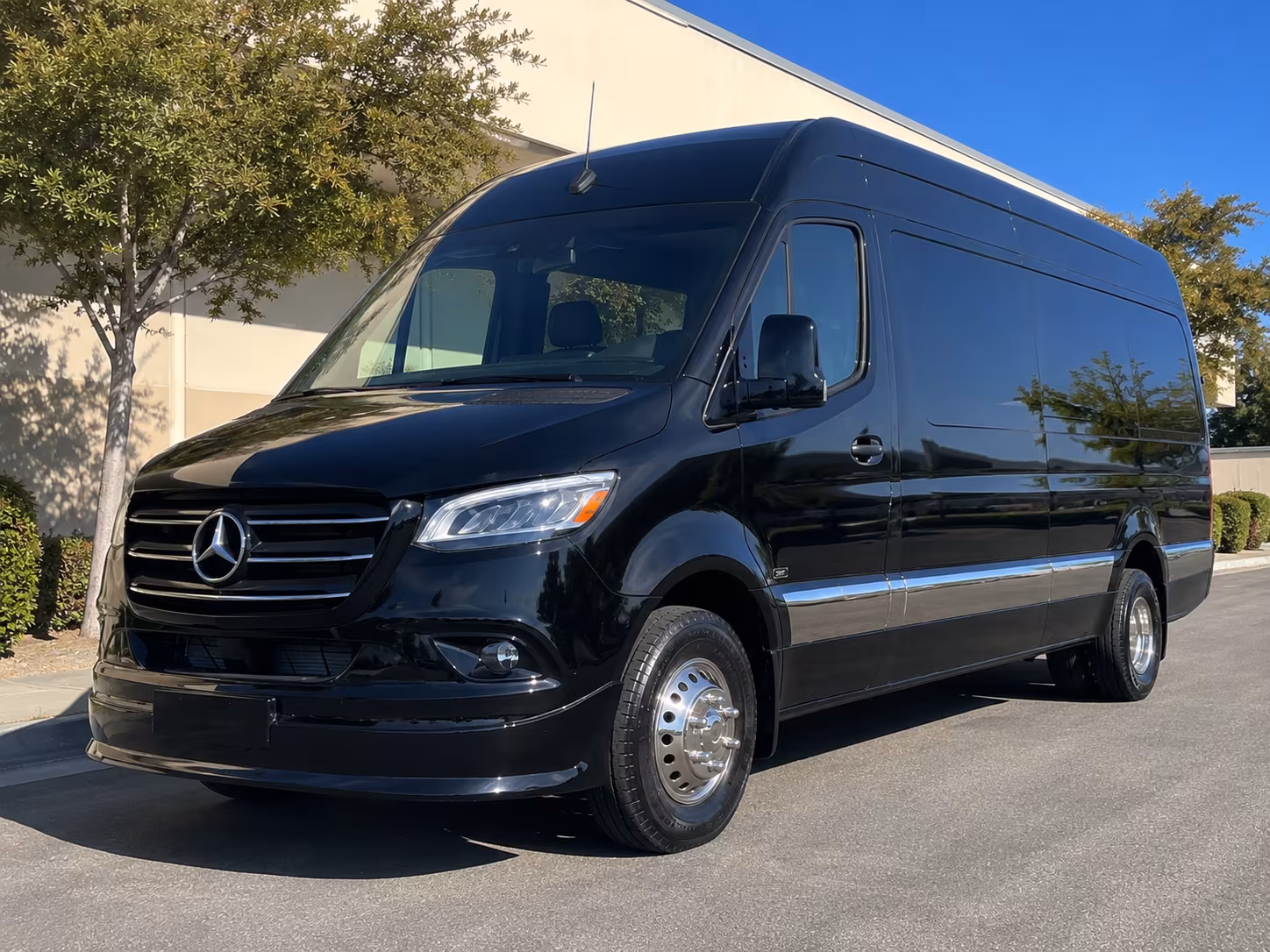 Las Vegas School Event Transportation party bus exterior