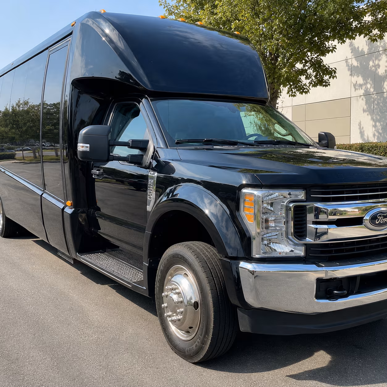 Las Vegas School Event Transportation party bus exterior