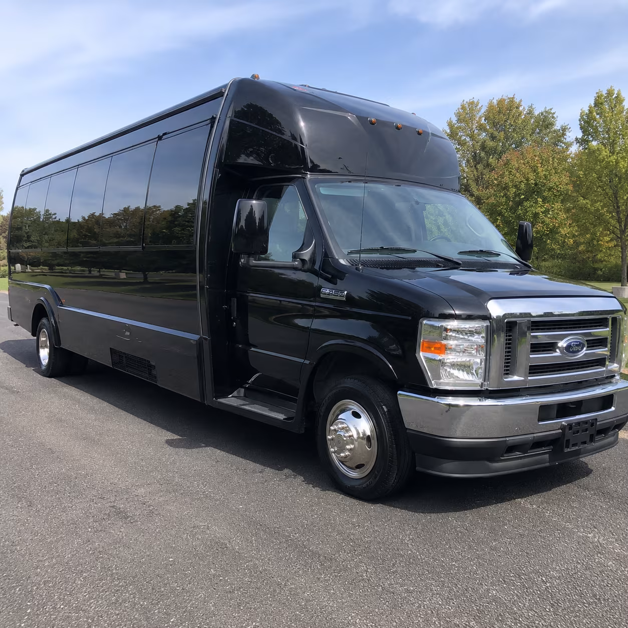 Las Vegas Sporting Event Transportation party bus exterior