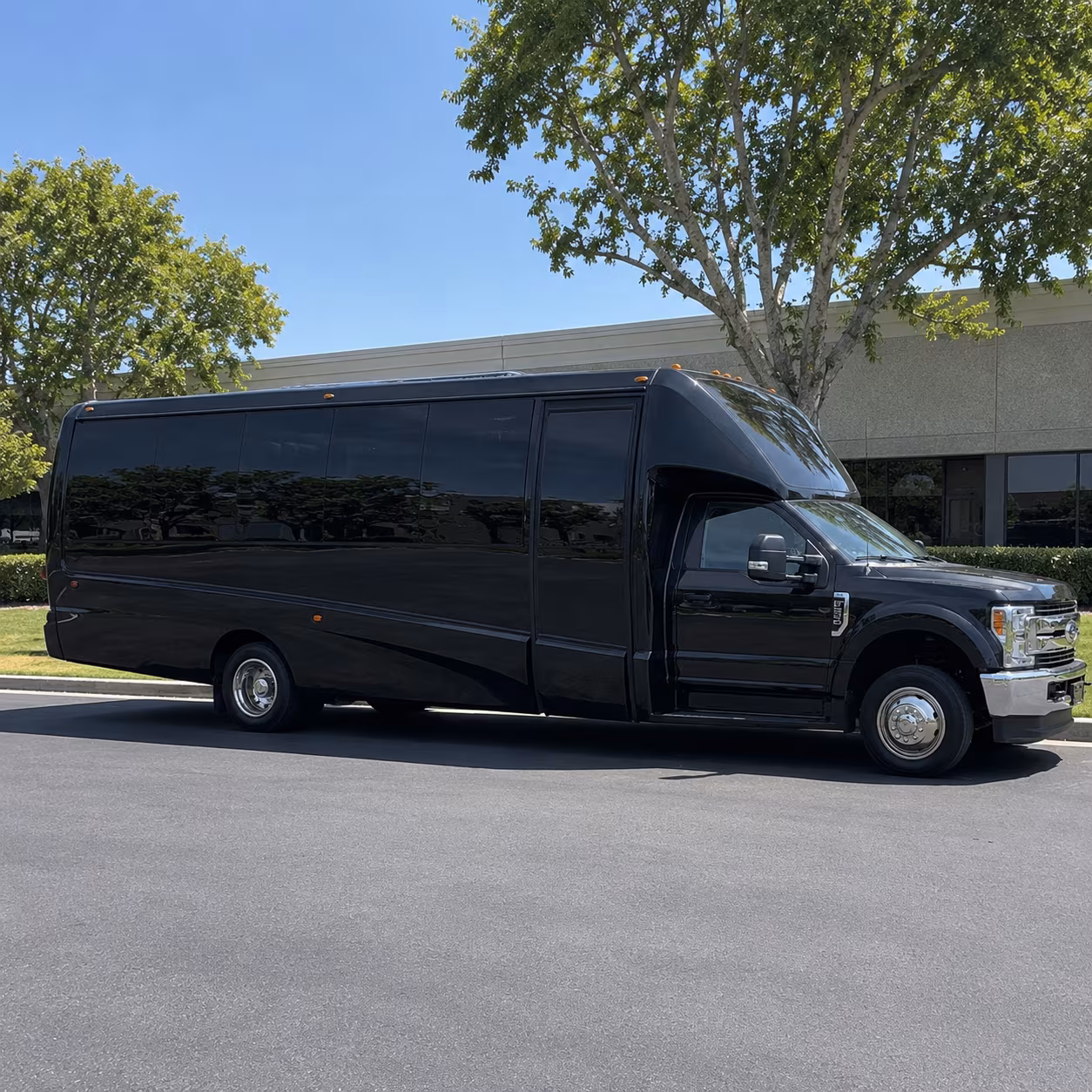 Las Vegas Wedding Transportation party bus exterior