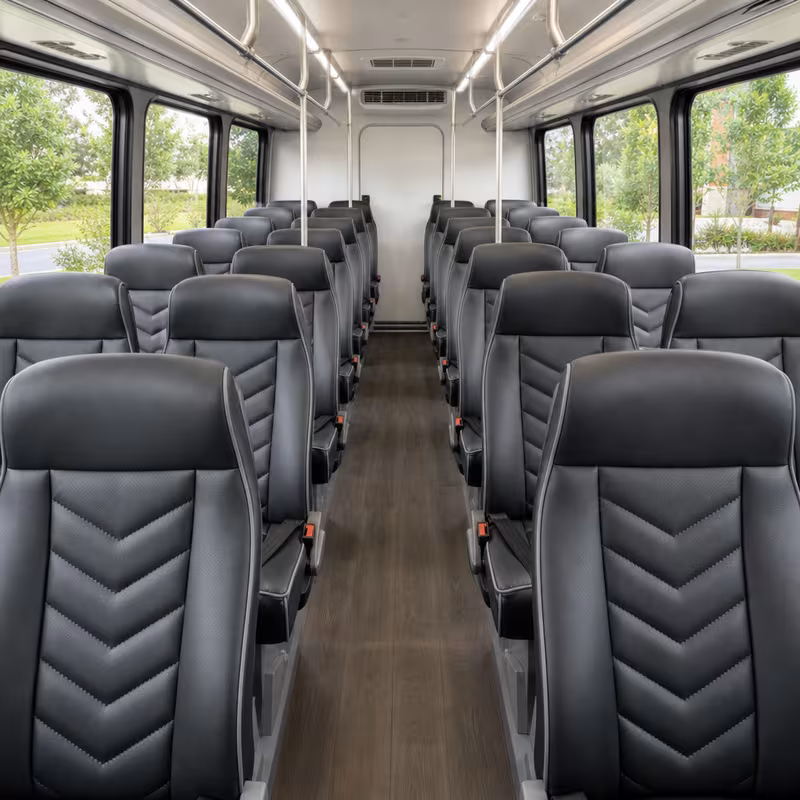 15-35 Passenger Minibus Interior